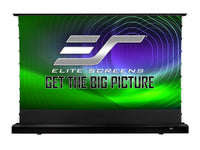 Elite Screens Kestrel Tab-Tension Pro CineGrey 4D, 150" Diag. 16:9, Standard Throw Ceiling Ambient Light Rejecting (CLR/ALR) Tab-Tensioned Electric Floor-Rising Projector Screen, FTE150H3-C4D