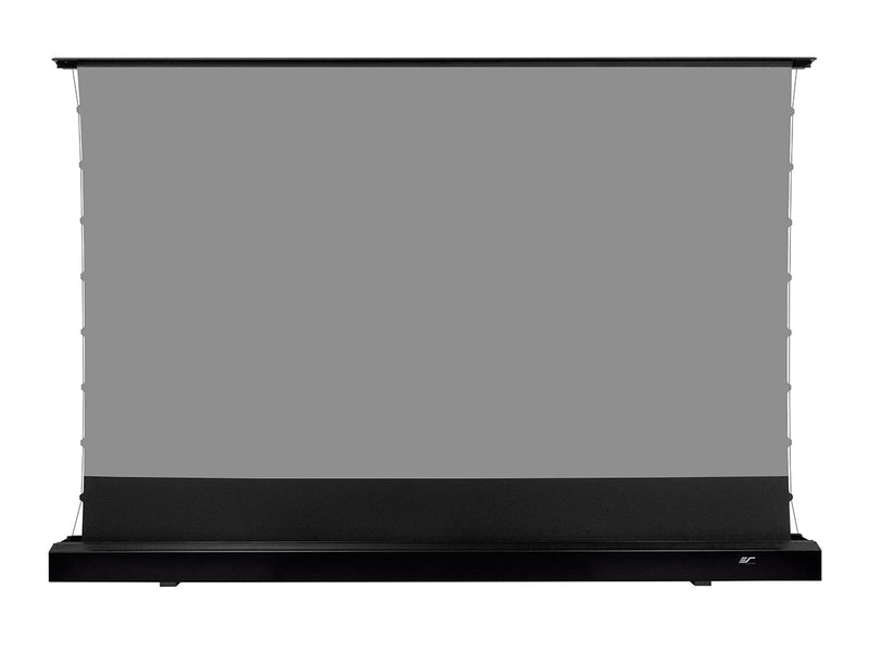 Elite Screens Kestrel Tab-Tension Pro CineGrey 4D, 150" Diag. 16:9, Standard Throw Ceiling Ambient Light Rejecting (CLR/ALR) Tab-Tensioned Electric Floor-Rising Projector Screen, FTE150H3-C4D