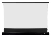 Elite Screens Kestrel Tab-Tension CineWhite, 150" Diag., 16:9 Aspect Ratio, ISF Certified 4K/8K Ultra HD Electric Floor-Rising Motorized Tab-Tensioned Front Projector Screen, FTE150H3