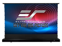 Elite Screens Kestrel Tab-Tension 3 CineWhite X, 122" Diag., 16:9 Aspect Ratio, ISF Certified 4K/8K Ultra HD Electric Floor-Rising Motorized Tab-Tensioned Front Projector Screen, FTE122H3