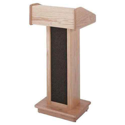 Sound-Craft LCO Club Series 47"H Lectern with Natural Oak Wood Veneer