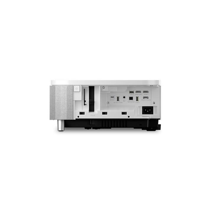 Epson LS800W EpiqVision 4K UST Projector 4000 Lumen with built-in Yamaha Soundbar - White Laser TV