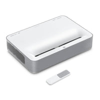 VAVA 4K UST Projector Ultra Short Throw 2500 Lumen Laser TV LT002-W (White) - Open Box