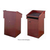 Sound-Craft LT3-Natural Cherry Professor Series 47"H Full Floor Lectern with Natural Cherry Wood Veneer