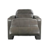 RowOne Prestige Gray Leather 2-Arm Chair Motorized