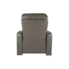 RowOne Prestige Gray Leather 2-Arm Chair Motorized