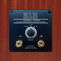 KLH KLHF00073 Model 3 Bookshelf Speaker - West African Mahogany