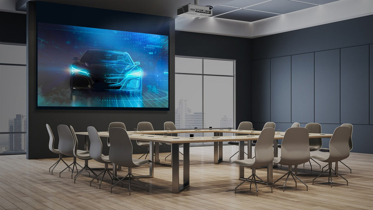 Optoma ZK608T in a conference room