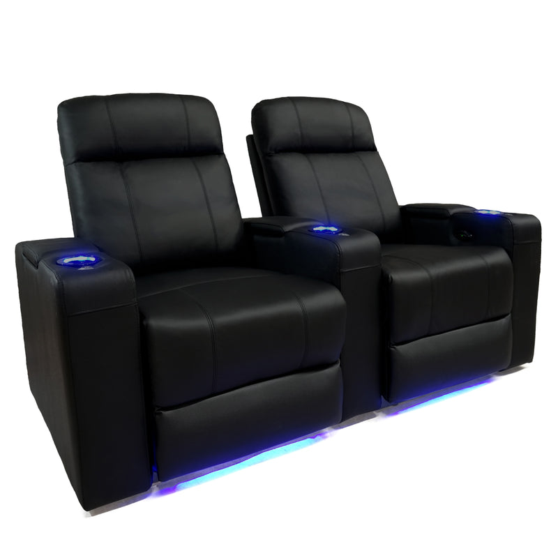 Valencia Piacenza Motorized Home Theater Seating - Top Grain Leather - Valencia-Piacenza-2