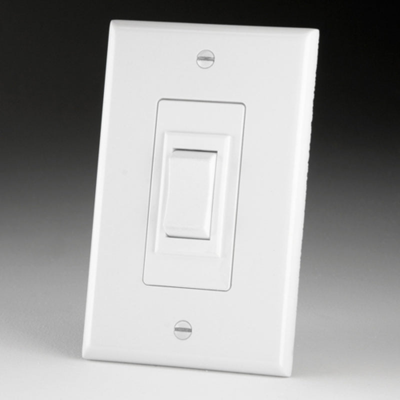 Da-Lite 80575 White Replacement Wall Switch. 115V (Standard)