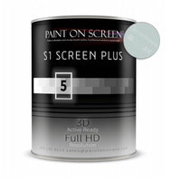 Projector Screen Paint Bundle: S1 Screen Paint Silver + Leveling Primer + Teflon Coated Micro Fiber Roller Kit
