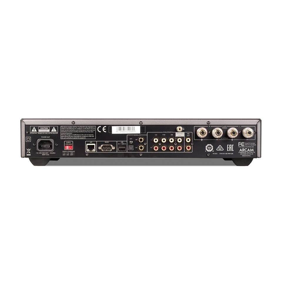 ARCAM SA20 Class G Integrated Amplifier - 90W of Power Per Channel - 5 Analogue Inputs  3 Digital Inputs