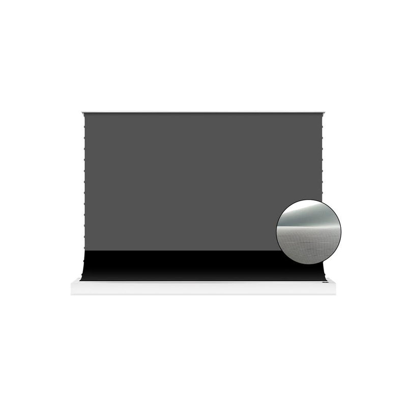 Vividstorm S Lite Hyper Motorized Floor Rising ALR Projector Screen for Ultra Short Throw Projectors 100 Inch - VWSDSTLST100H - White