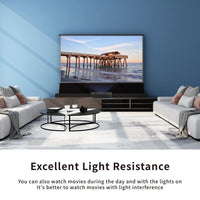 Vividstorm Motorized Floor Rising ALR Projector Screen for Ultra Short Throw Projectors 110 Inch - VSDSTUST110H