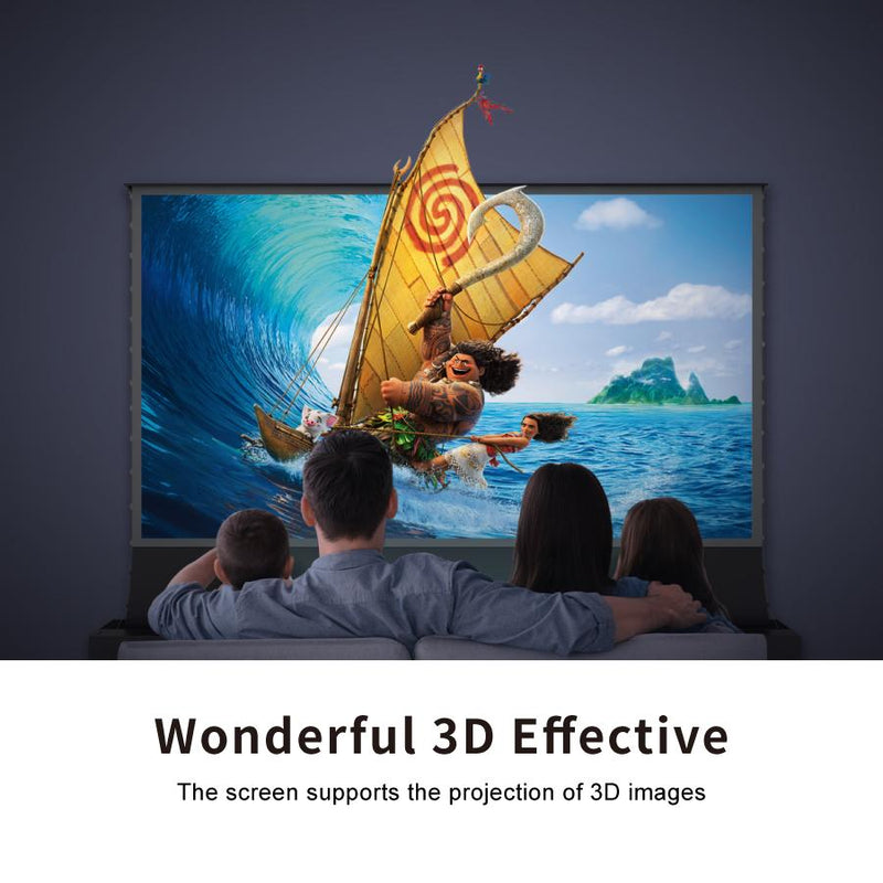 Vividstorm Motorized Floor Rising ALR Projector Screen for Ultra Short Throw Projectors 92 Inch - VSDSTUST92H