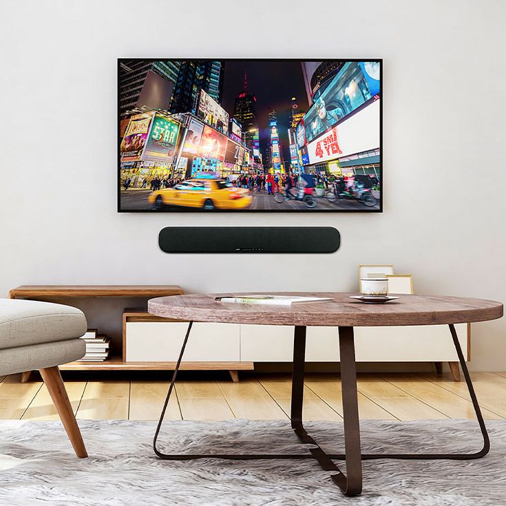 Yamaha SR-B20A Sound Bar with Built-In Subwoofers