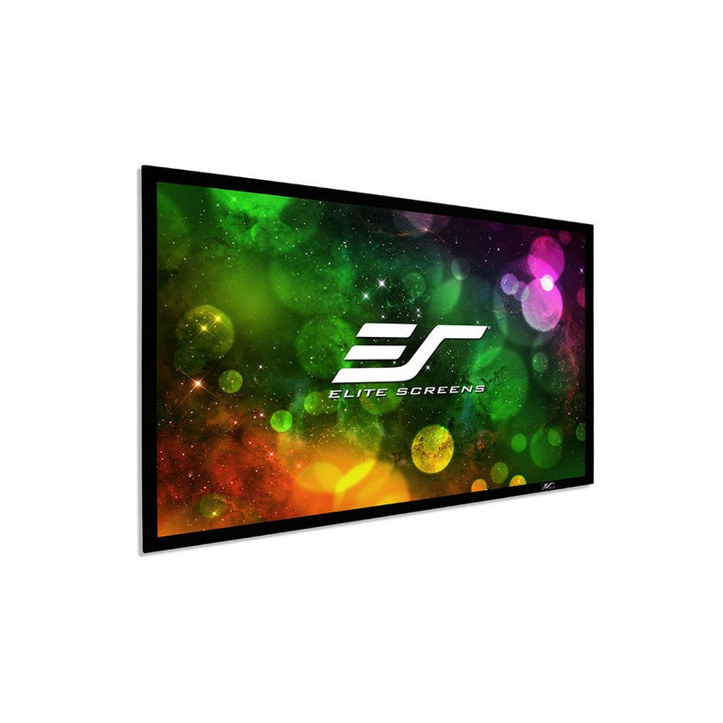 Elite Screens Sable Frame B2, 120" Diag. 16:9, Active 3D 4K 8K Ultra HD Fixed Frame Home Theater Projection Projector Screen with Kit, SB120WH2