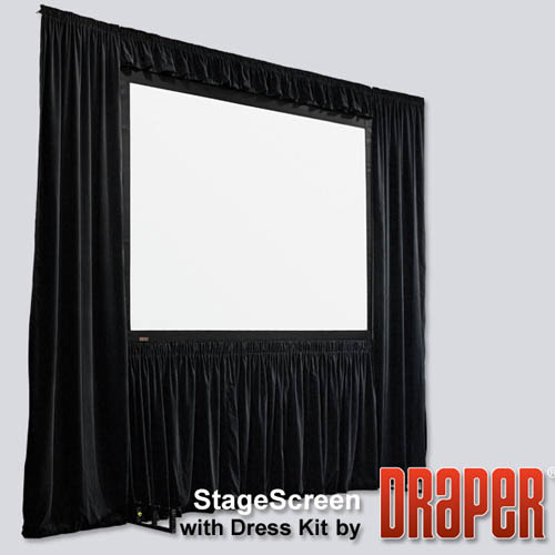 Draper 383510 StageScreen (Black) 284 diag. (150x240) - Widescreen [16:10] - 1.0 Gain