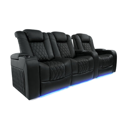 Valencia Tuscany Motorized Home Theater Seating - Top Grain Leather - Valencia-Tuscany-3-Love-Left