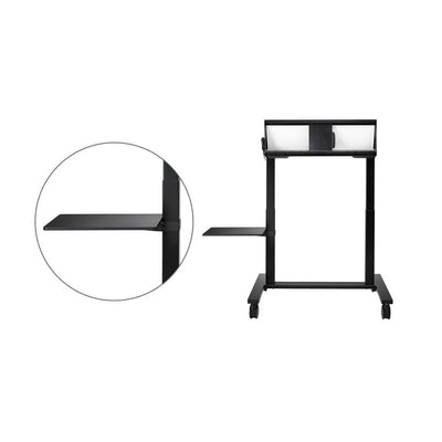 Optoma TB01 Convenient Side-Shelf designed for laptops attaches to the Motorized Stand/Cart (EST09)