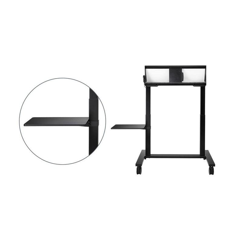 Optoma TB01 Convenient Side-Shelf designed for laptops attaches to the Motorized Stand/Cart (EST09)