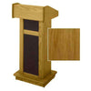Sound-Craft TCFLSM Club Series 47"H Modular Lectern with Natural Mahogany Finish
