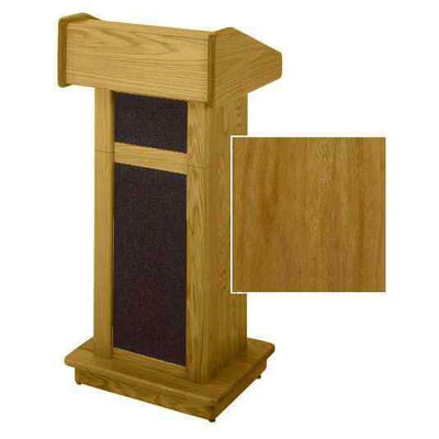 Sound-Craft TCFLSM Club Series 47"H Modular Lectern with Natural Mahogany Finish