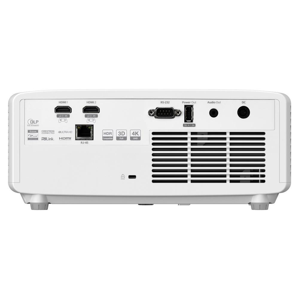 Optoma UHZ35 4K Home Theater and Gaming UHD Laser Projector 3500 Lumens Built-In Speaker