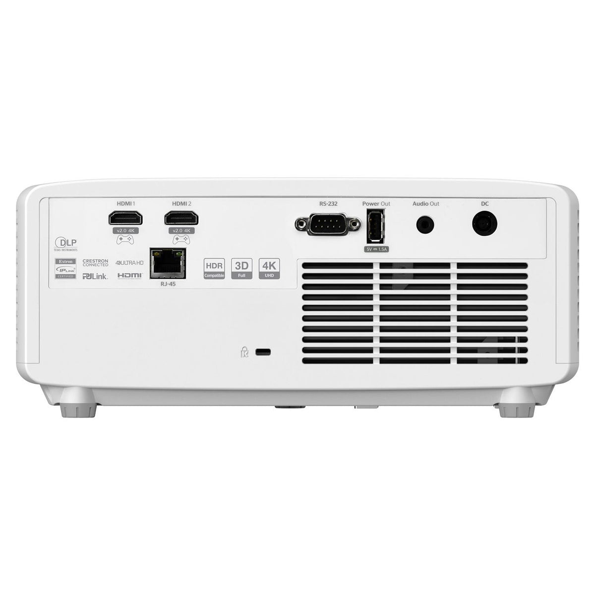 Optoma UHZ35ST Compact 4K Short Throw Laser Projector Eco-Friendly Design 3500 Lumens