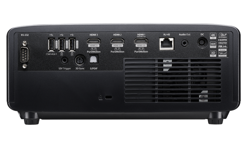 Optoma UHZ58LV Dual Laser 4K UHD Home Cinema Projector with HDR10+, 3000 Lumens