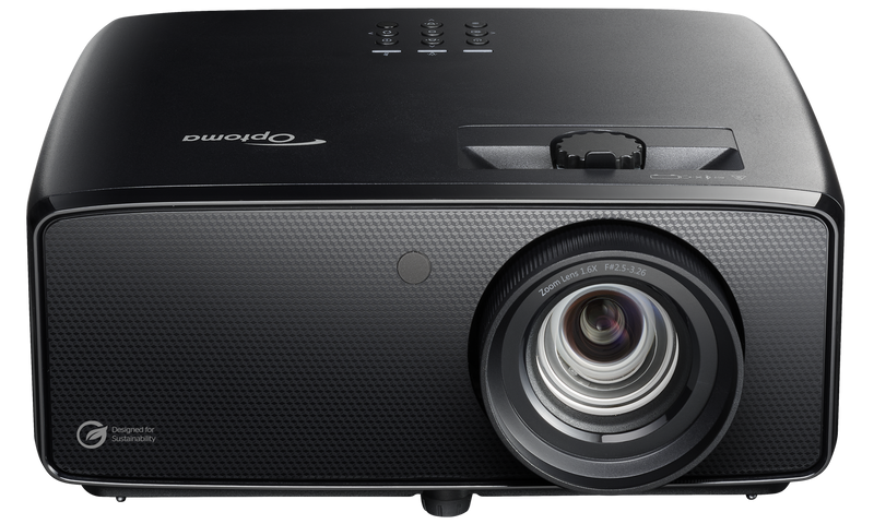 Optoma UHZ58LV Dual Laser 4K UHD Home Cinema Projector with HDR10+, 3000 Lumens