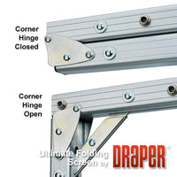 Draper 241015 Ultimate Folding Screen Complete with Standard Legs 132 diag. (64x115) - HDTV [16:9]