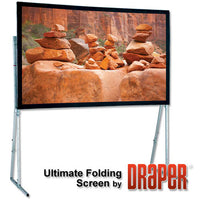 Draper 241015 Ultimate Folding Screen Complete with Standard Legs 132 diag. (64x115) - HDTV [16:9]