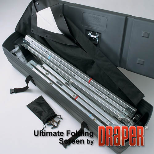 Draper 241015 Ultimate Folding Screen Complete with Standard Legs 132 diag. (64x115) - HDTV [16:9]