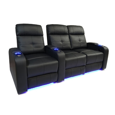 Valencia Verona Motorized Home Theater Seating - Top Grain Leather - Valencia-Verona-3-Love-Right