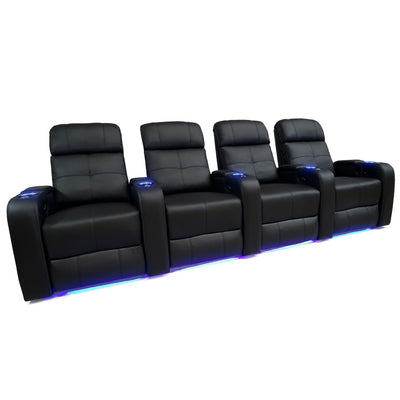 Valencia Verona Motorized Home Theater Seating - Top Grain Leather - Valencia-Verona-4