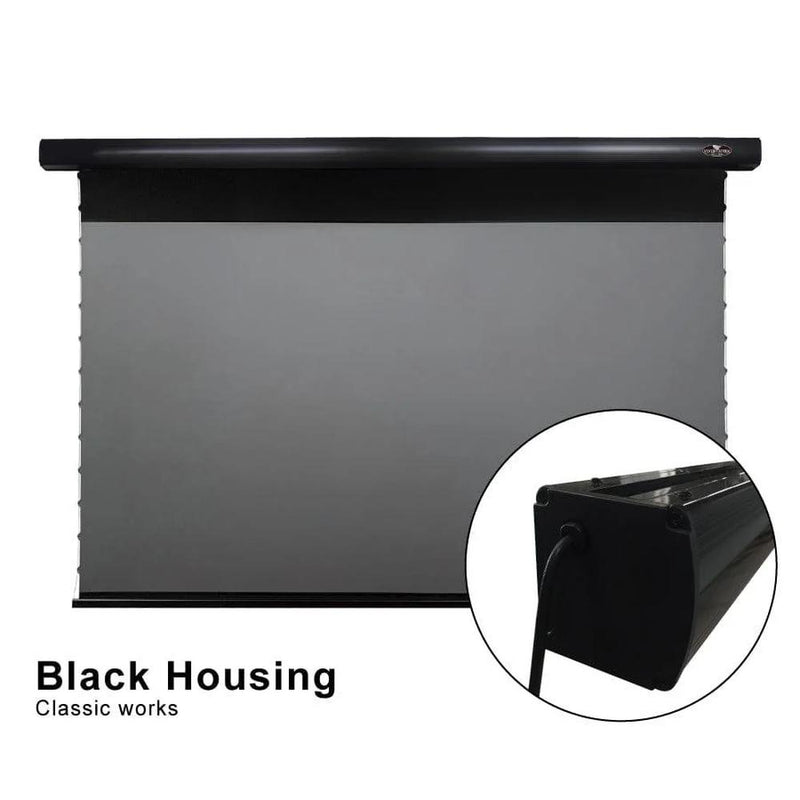 VIVIDSTORM VBMSLUST120H PRO Slimline 120" Motorized Tension UST ALR Projector Screen - Black