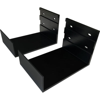 Vividstorm Wall Brackets for Motorized Floor Rising ALR Projector Screen - Black