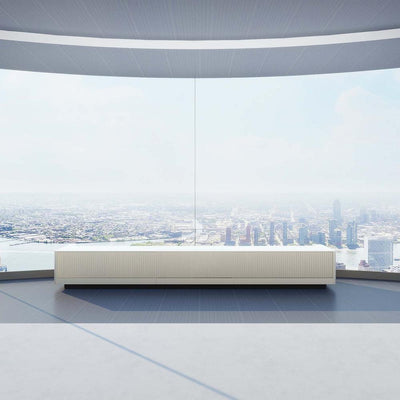 Vividstorm VC49GE130S Geneva Motorized UST Laser TV Cabinet - Silver