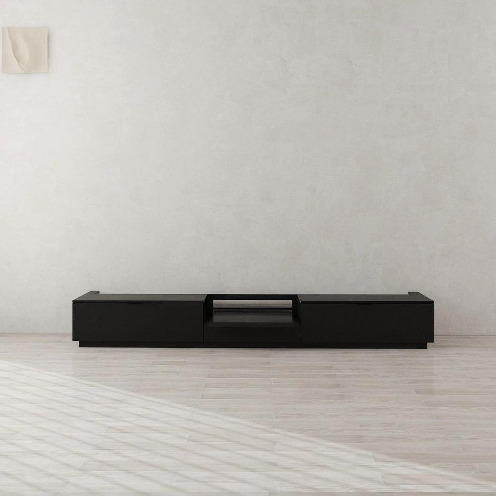 Vividstorm VC69BL100B-EP Berlin Epson Edition Motorized UST Laser TV Cabinet - Black