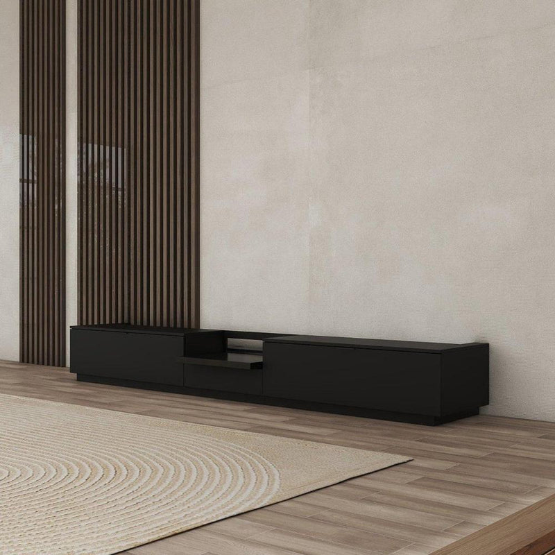 Vividstorm VC69BL100B-LC Berlin Leica Cine 1 Edition Motorized UST Laser TV Cabinet - Black