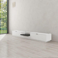 Vividstorm VC69BL100W-EP Berlin Epson Edition Motorized UST Laser TV Cabinet - White