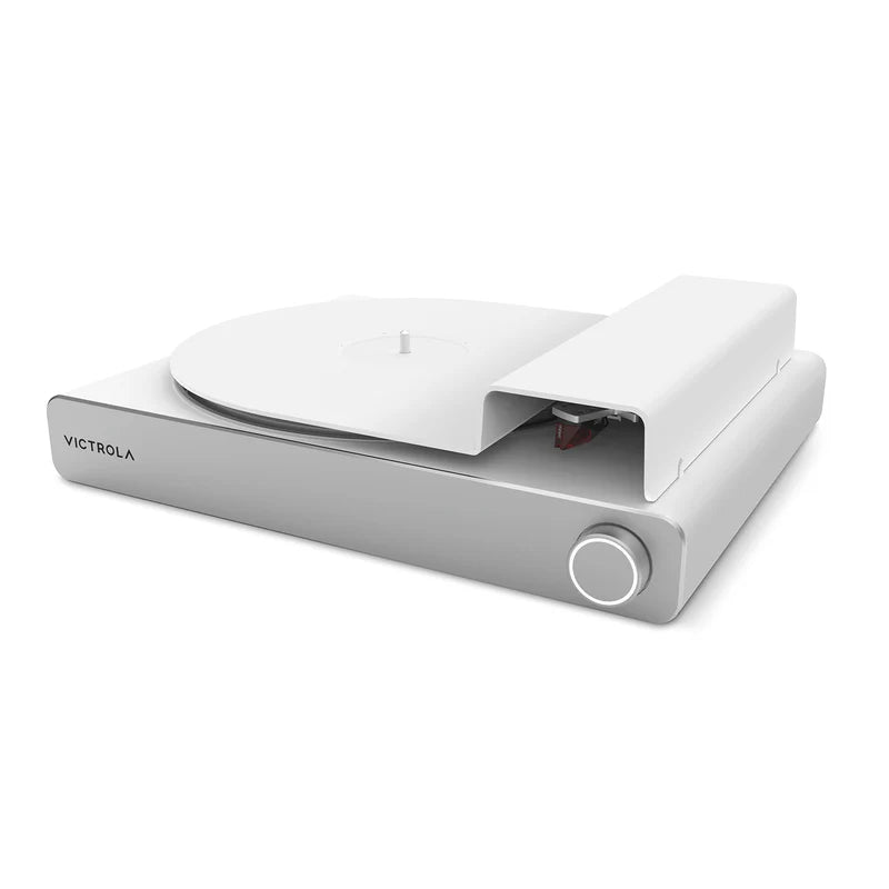 Victrola VPT-3000 Stream Pearl Wifi and Bluetooth Turntable (works with Sonos) - White/Silver