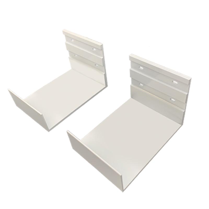 Vividstorm Wall Brackets for Motorized Floor Rising ALR Projector Screen - White
