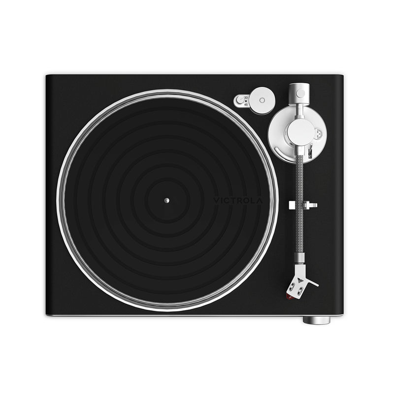 Victrola VPT-3000 Stream Carbon Wifi and Bluetooth Turntable (works with Sonos) - Black/Silver