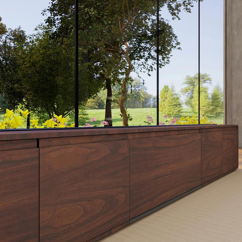 Vividstorm VC12VN100N Vienna Motorized UST Laser TV Cabinet - Walnut