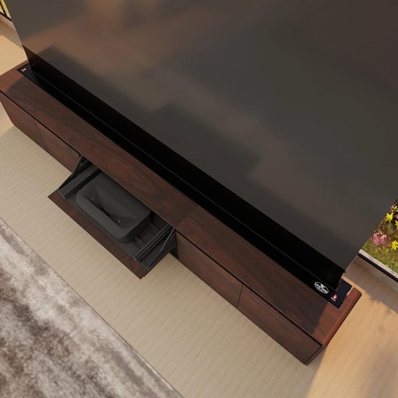 Vividstorm VC12VN100N Vienna Motorized UST Laser TV Cabinet - Walnut