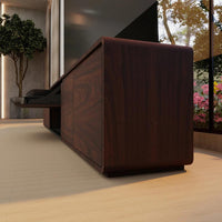 Vividstorm VC12VN100N Vienna Motorized UST Laser TV Cabinet - Walnut