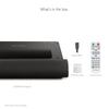 ViewSonic X2000B-4K UHD Ultra Short Throw Projector 2000 Lumen Laser TV With Built-In Harman Kardon Speakers - Open Box