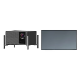XGIMI TITAN Noir Max + Spectra Projection Element Gray 150" Fixed Frame Screen Bundle